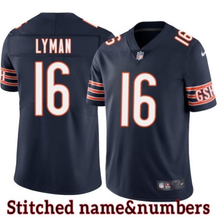 Navy Home Link Lyman Jersey Chicago Bears #16