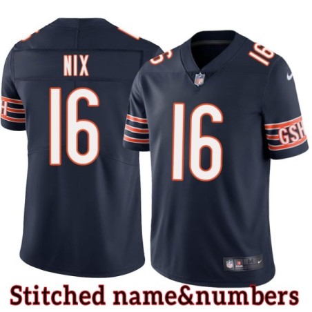 Navy Home Kent Nix Jersey Chicago Bears #16