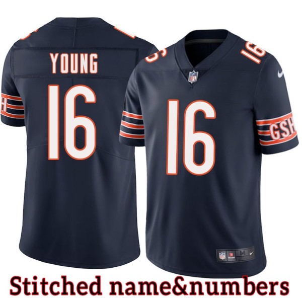 Navy Home Randy Young Jersey Chicago Bears #16