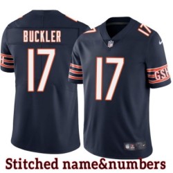 Navy Home Bill Buckler Jersey Chicago Bears #17