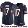 Navy Home Babe Lyon Jersey Chicago Bears #17