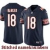 Navy Home Dick Barker Jersey Chicago Bears #18