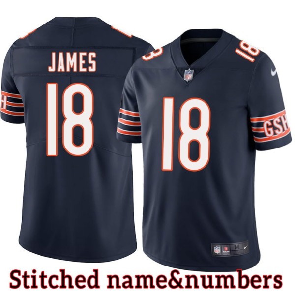 Navy Home Jesse James Jersey Chicago Bears #18