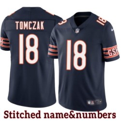 Navy Home Mike Tomczak Jersey Chicago Bears #18