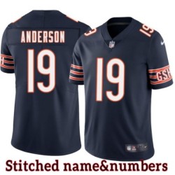 Navy Home Joe Anderson Jersey Chicago Bears #19