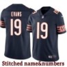 Navy Home Earl Evans Jersey Chicago Bears #19