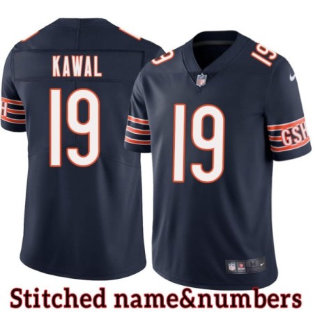 Navy Home Eddie Kawal Jersey Chicago Bears #19