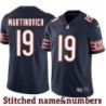 Navy Home Phil Martinovich Jersey Chicago Bears #19