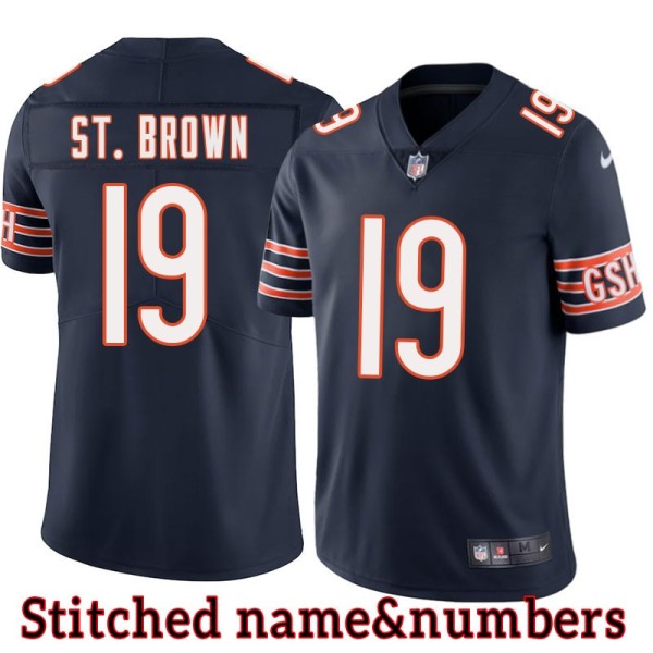 Navy Home Equanimeous St. Brown Jersey Chicago Bears #19