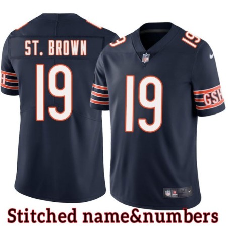 Navy Home Equanimeous St. Brown Jersey Chicago Bears #19