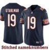 Navy Home Dick Stahlman Jersey Chicago Bears #19