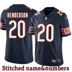 Navy Home Reuben Henderson Jersey Chicago Bears #20