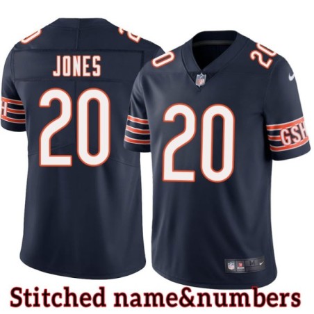 Navy Home Thomas Jones Jersey Chicago Bears #20