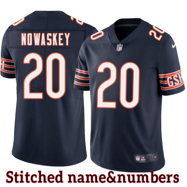 Navy Home Bob Nowaskey Jersey Chicago Bears #20
