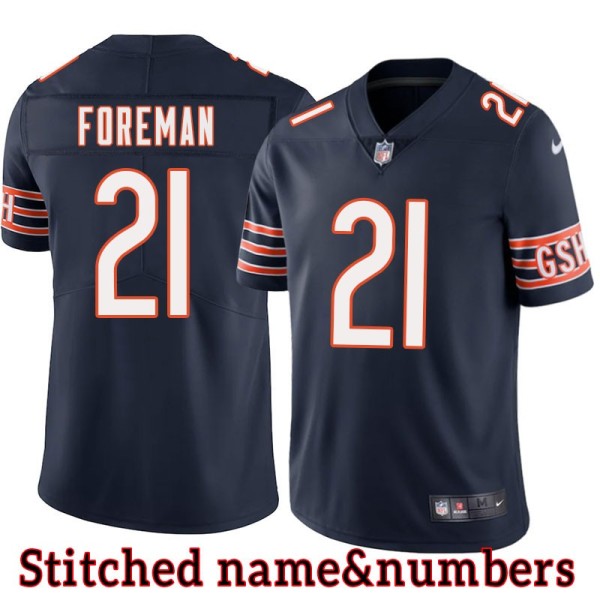 Navy Home D'Onta Foreman Jersey Chicago Bears #21