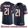 Navy Home D'Onta Foreman Jersey Chicago Bears #21