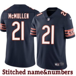 Navy Home Danny McMullen Jersey Chicago Bears #21
