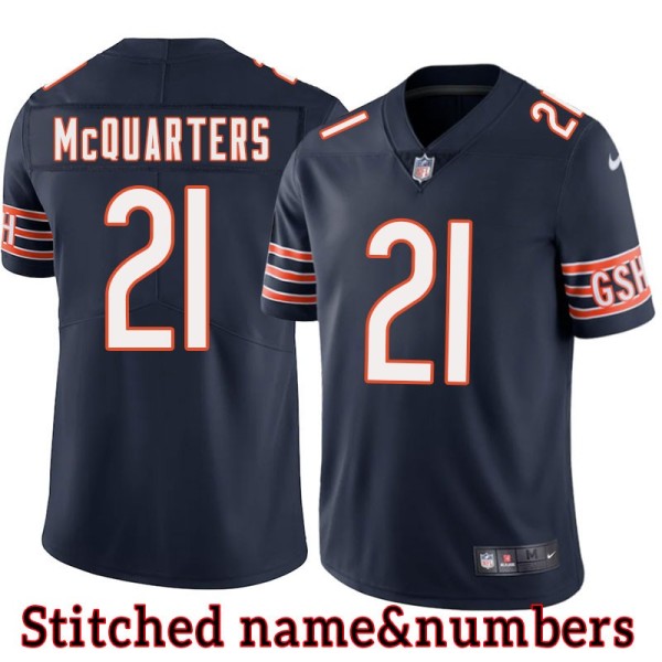 Navy Home R.W. McQuarters Jersey Chicago Bears #21