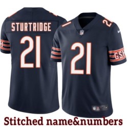 Navy Home Dick Sturtridge Jersey Chicago Bears #21