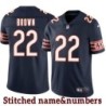 Navy Home Charlie Brown Jersey Chicago Bears #22