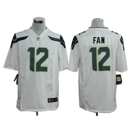 [NEW,Game] 12th Fan Football Jersey -Seattle #12 FOOTBALL Jerseys(White)