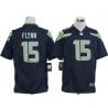 [NEW,Game] Matt Flynn Football Jersey -Seattle #15 FOOTBALL Jerseys(Blue)