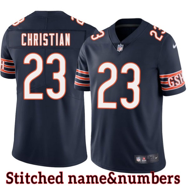 Navy Home Marqui Christian Jersey Chicago Bears #23