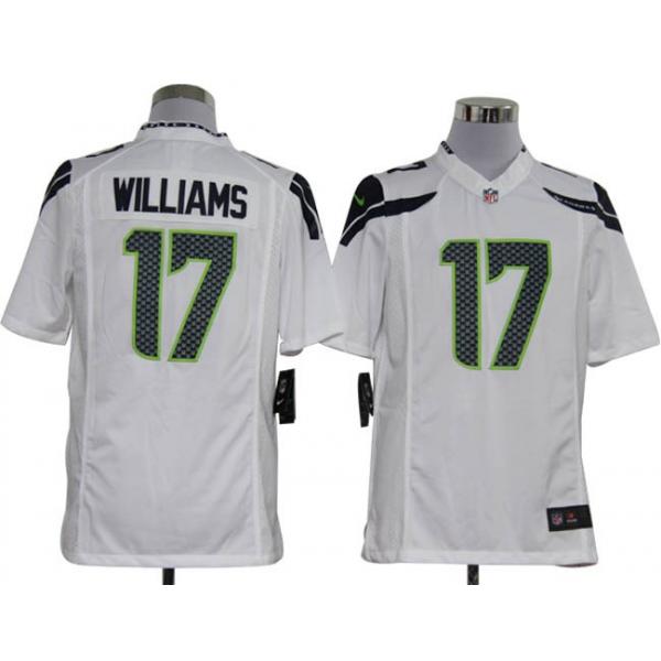 [NEW,Game] Mike Williams Football Jersey -Seattle #17 FOOTBALL Jerseys(White)