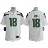 [NEW,Game] Sidney Rice Football Jersey -Seattle #18 FOOTBALL Jerseys(White)