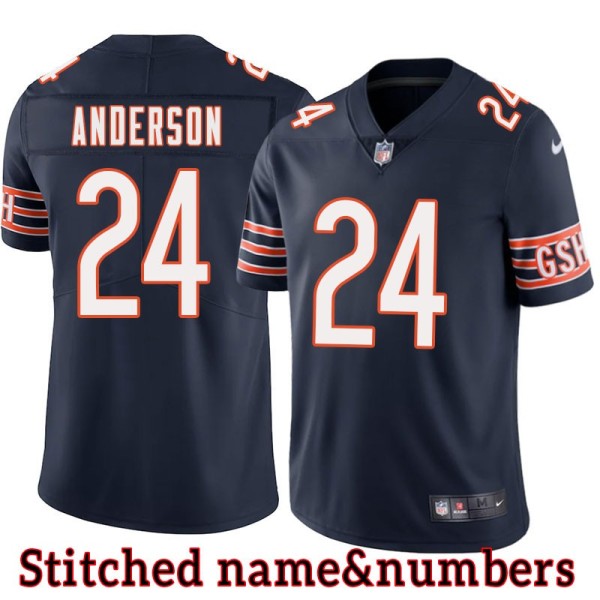 Navy Home Hunk Anderson Jersey Chicago Bears #24