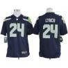 [NEW,Game] Marshawn Lynch Football Jersey -Seattle #24 FOOTBALL Jerseys(Blue)