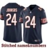 Navy Home Luke Johnsos Jersey Chicago Bears #24