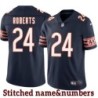 Navy Home Willie Roberts Jersey Chicago Bears #24