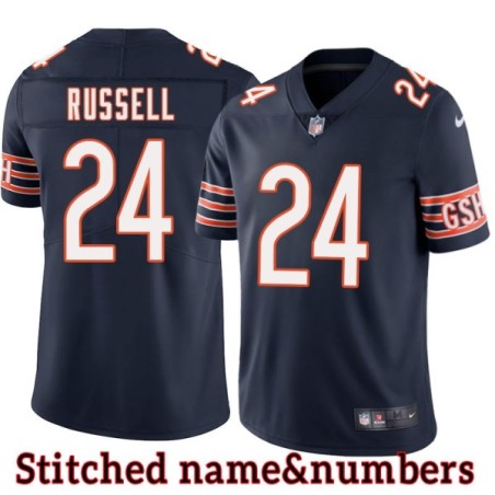Navy Home Reggie Russell Jersey Chicago Bears #24