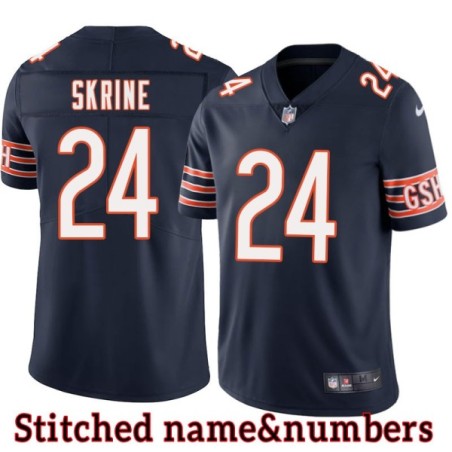 Navy Home Buster Skrine Jersey Chicago Bears #24