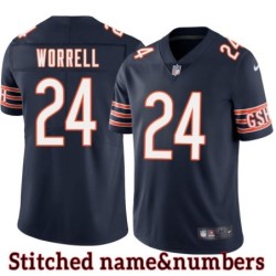 Navy Home Cameron Worrell Jersey Chicago Bears #24