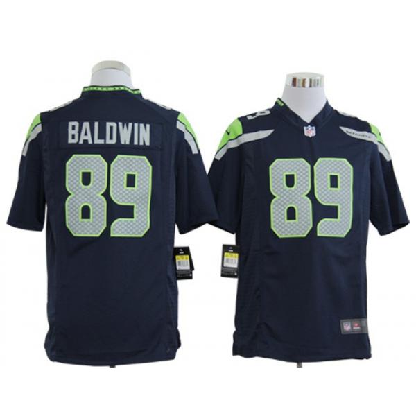 [NEW,Game] Doug Baldwin Football Jersey -Seattle #89 FOOTBALL Jerseys(Blue)
