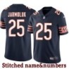 Navy Home Mike Jarmoluk Jersey Chicago Bears #25