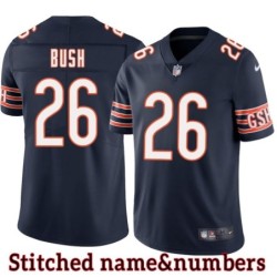 Navy Home Deon Bush Jersey Chicago Bears #26