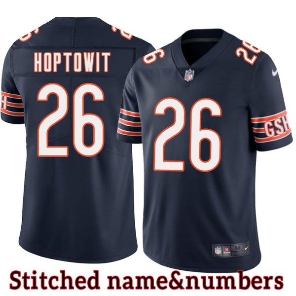 Navy Home Al Hoptowit Jersey Chicago Bears #26