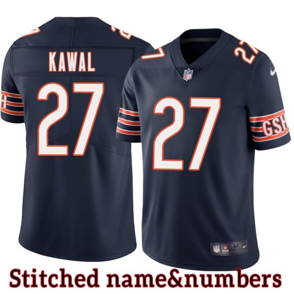 Navy Home Eddie Kawal Jersey Chicago Bears #27