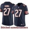 Navy Home Eddie Kawal Jersey Chicago Bears #27