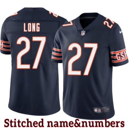 Navy Home Harvey Long Jersey Chicago Bears #27