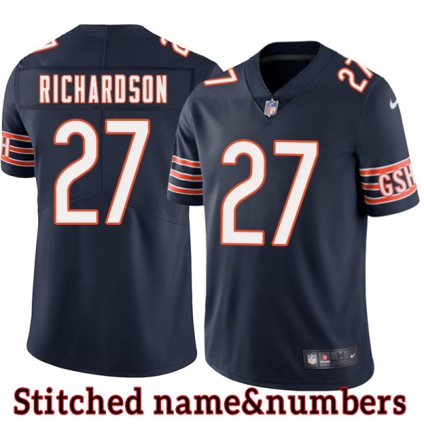 Navy Home Mike Richardson Jersey Chicago Bears #27