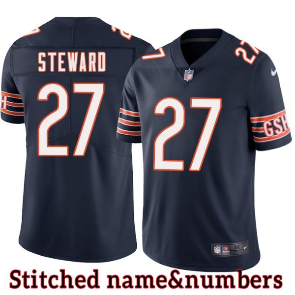 Navy Home Reddy Steward Jersey Chicago Bears #27