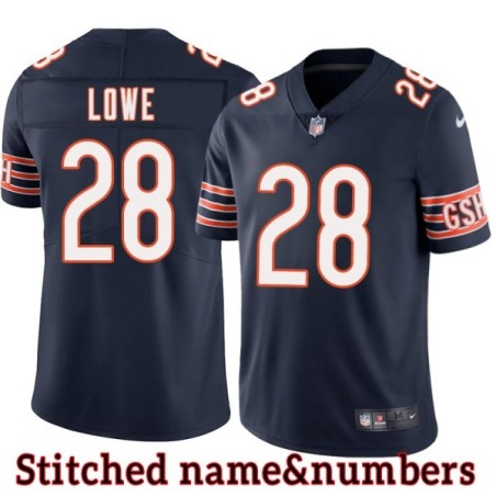 Navy Home Lloyd Lowe Jersey Chicago Bears #28