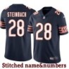 Navy Home Larry Steinbach Jersey Chicago Bears #28