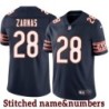 Navy Home Gust Zarnas Jersey Chicago Bears #28