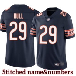 Navy Home Ronnie Bull Jersey Chicago Bears #29