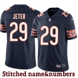 Navy Home Bob Jeter Jersey Chicago Bears #29